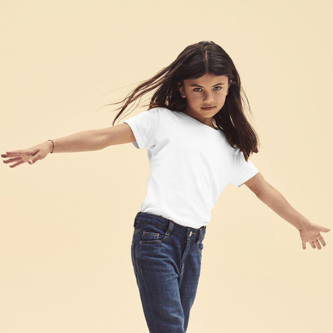Camiseta Niña Blanca Iconic