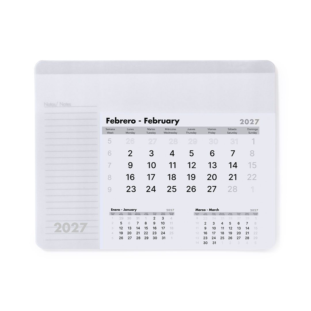 Alfombrilla Calendario Rendux