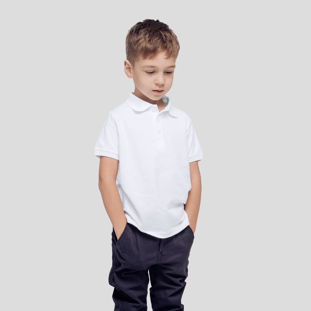 Polo Niño Blanco «keya» YPS180
