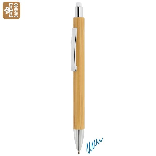 BOLIGRAFO BAMBU CON TOUCH «BORNEO»10054
