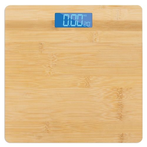 BASCULA DE BAÑO CON TEMPERATURA DE BAMBU «SEUL»10070