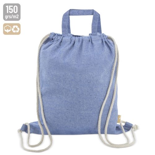BOLSA MOCHILA DE ALGODÓN RECICLADO «AGRA»10073