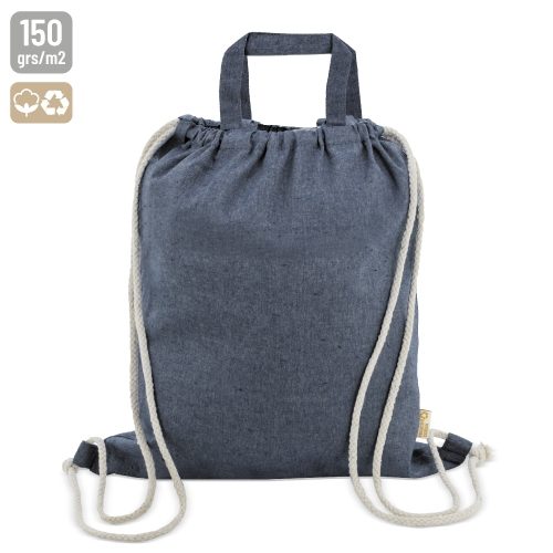 BOLSA MOCHILA DE ALGODÓN RECICLADO «AGRA»10073