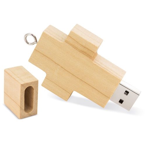 USB CRUZ DE BAMBÚ 32GB «HOLY»10169