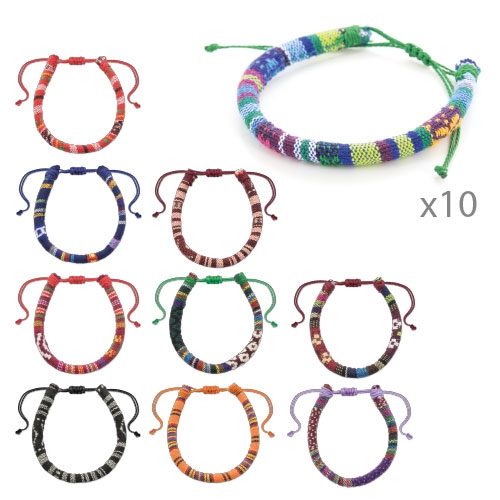 SET 10 PULSERAS «FRIENDSHIP»10236