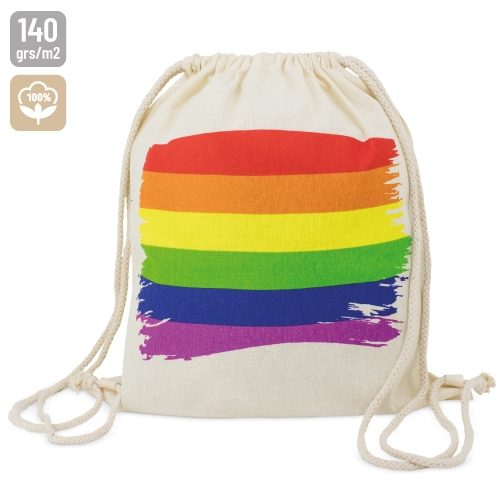 MOCHILA DE ALGODÓN «RAINBOW»10312