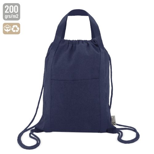 BOLSA MOCHILA DE ALGODÓN RECICLADO «YALA»10317