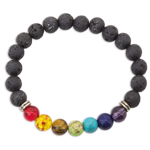PULSERA PIEDRA VOLCÁNICA «HELENA»10374