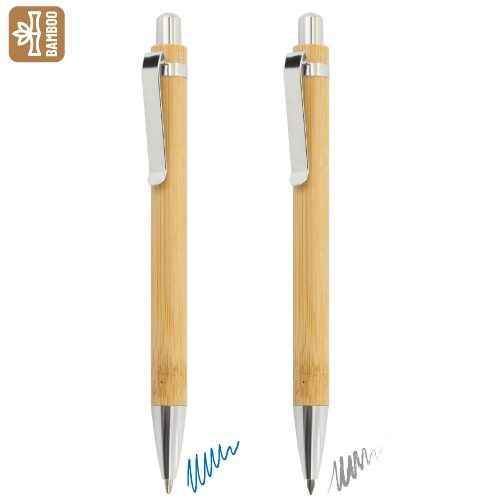 SET DE BOLÍGRAFO Y LÁPIZ INFINITO BAMBÚ «ELASTIC INFINITE»10438
