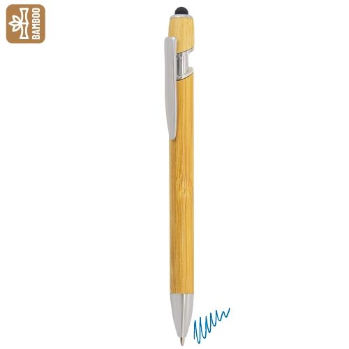 BOLIGRAFO DE BAMBÚ CON TOUCH » RIVERSIDE»10609