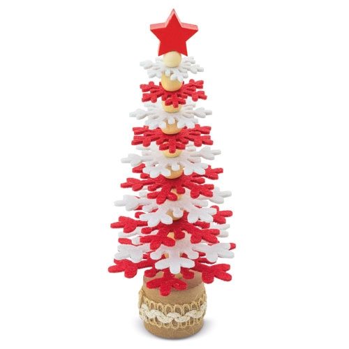 ARBOLITO DE NAVIDAD RPET Y MADERA RECICLADA «PUKKY»10653