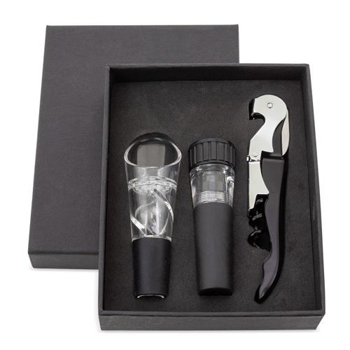 SET DE VINO 3 PCS «MERLOT»10658