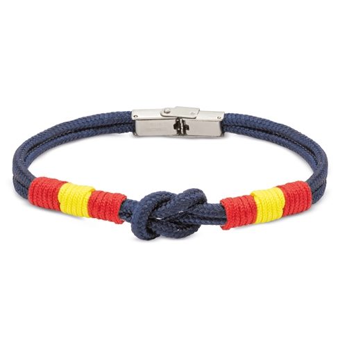 PULSERA BANDERA ESPAÑA AJUSTABLE «NEW BARLOVENTO»10709