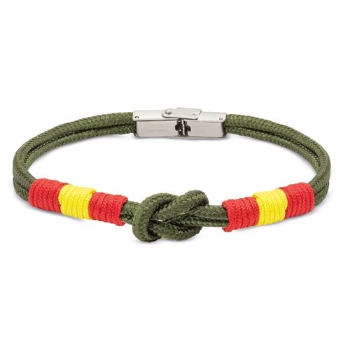 PULSERA BANDERA ESPAÑA AJUSTABLE «NEW BARLOVENTO»10709