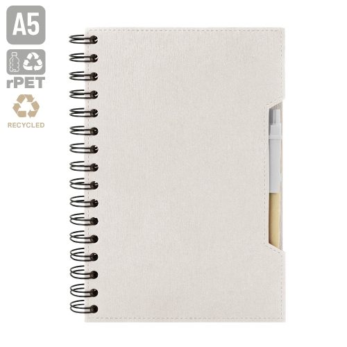 CUADERNO A5 CON BOLIGRAFO ECO «GREEN LIFE»10770