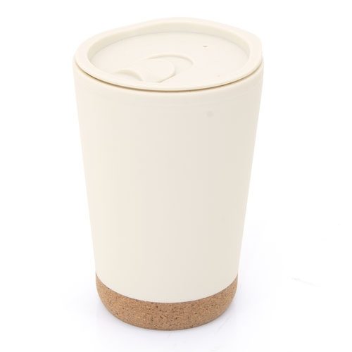 VASO TÉRMICO DOBLE PARED PP/CORCHO «VENEZA»10773