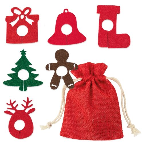 SET 6 MARCADORES DE FIELTRO PARA COPAS «NYBY»10851