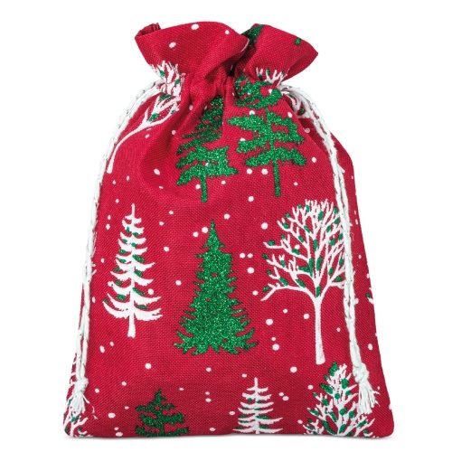 BOLSA REGALO NAVIDEÑA 13*18 CM «SNOWY»10902