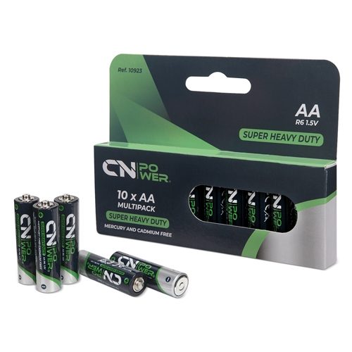 PACK DE PILAS R6-AA «CN POWER» (10 UD.)10923