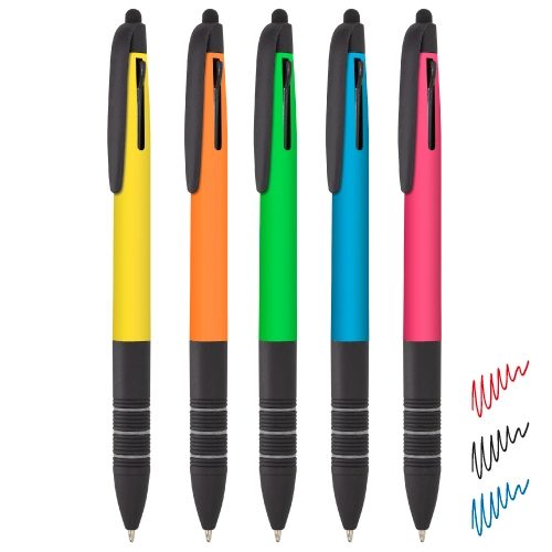 SET BOLÍGRAFOS 3 TINTAS «IMPACT» (PACK 5 UD)10936