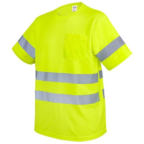 CAMISETA CON BOLSILLO Y BANDAS REFLECTANTES «KRZ»10943-4XL-AM