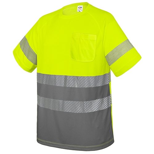 CAMISETA CON BOLSILLO Y BANDAS REFLECTANTES «ELÁST»10950