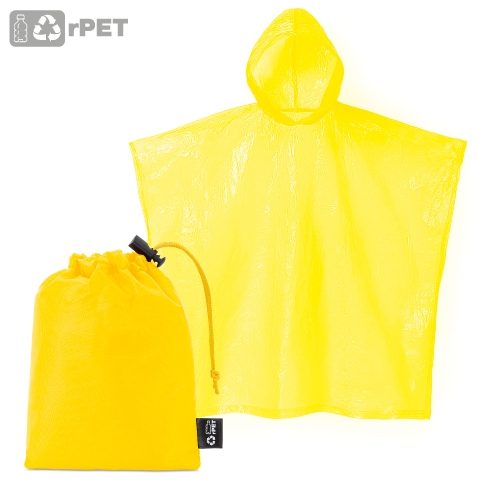 PONCHO CON BOLSA RPET «BROSS»10971