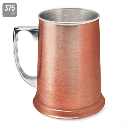JARRA ACERO INOXIDABLE DOBLE CAPA 375ML «BERGEN»15700