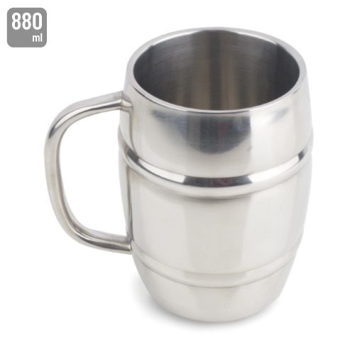 JARRA ACERO INOXIDABLE DOBLE CAPA 880ML «OSBY»22800