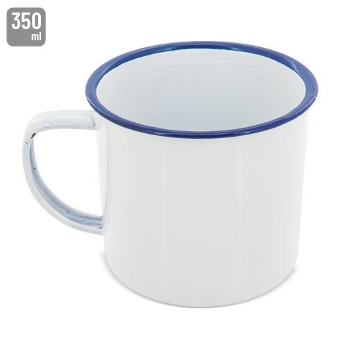 MUG METÁLICA ESMALTADA “RETRO” REBORDE60050