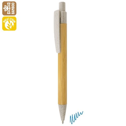 BOLIGRAFO DE BAMBU Y FIBRA DE TRIGO «TERRY»A-239