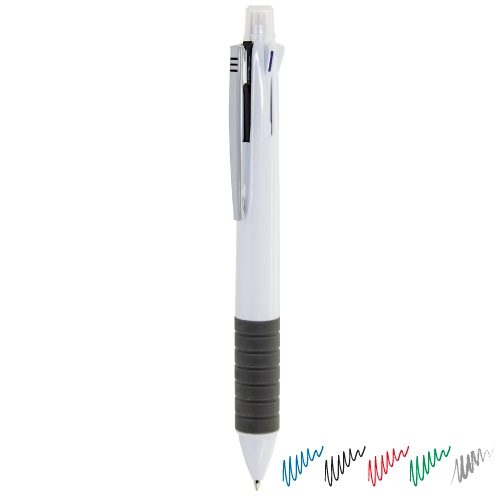 BOLIGRAFO 4 COLORES CON PORTAMINAS Y GOMA «XIM»A-326