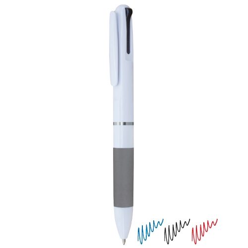 BOLIGRAFO 3 COLORES ARO METAL «FARVES»A-415