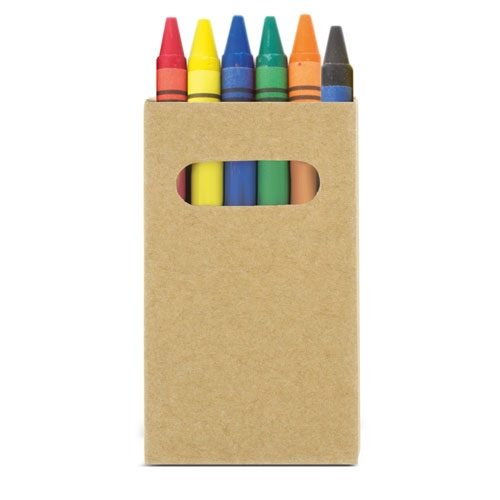 CAJITA CERAS 6 COLORES «PIXI»B-305