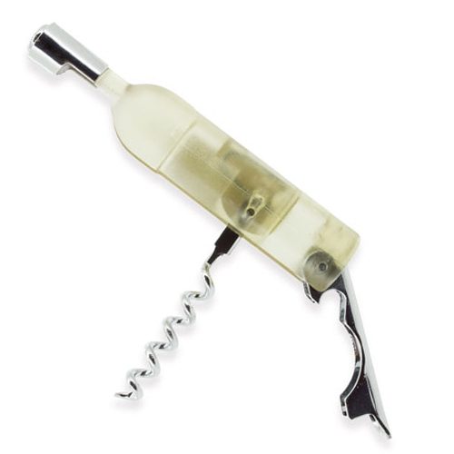 SACACORCHOS FORMA BOTELLA BLANCOC-046