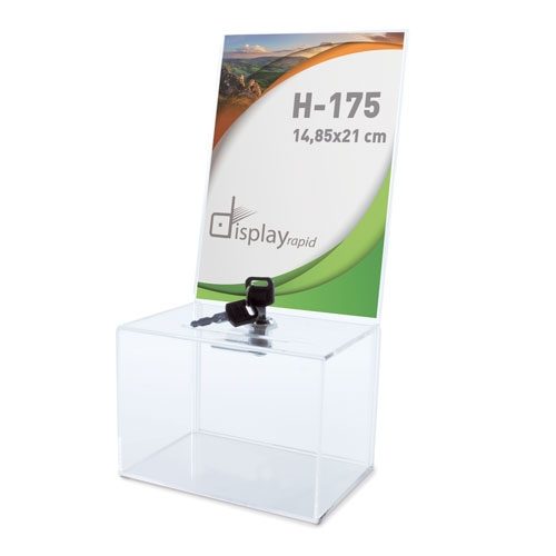 URNA PORTAGRAFICA A5 CON CERRADURA «ELECTION»H-175