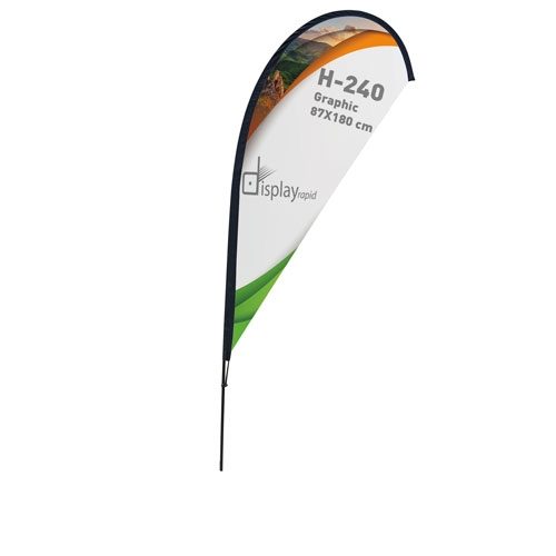 SOPORTE BANDERA FORMA GOTA 2 MH-240