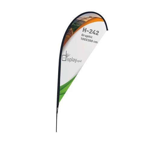 SOPORTE BANDERA FORMA GOTA 4 MH-242