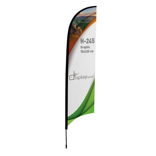 SOPORTE BANDERA FORMA PLUMA 2 MH-245