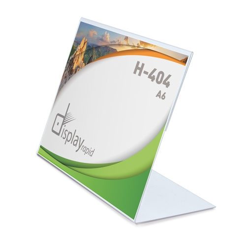 PORTAGRAFICA PVC HORIZONTAL A6 «MENZI»H-404