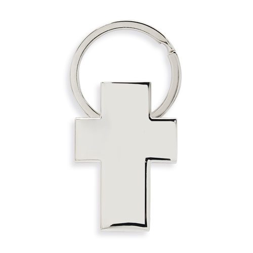 LLAVERO METALICO FORMA CRUZ «CHRISTIAN»P-012