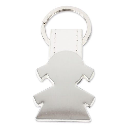 LLAVERO METALICO FORMA NIÑA «NASCA»P-021