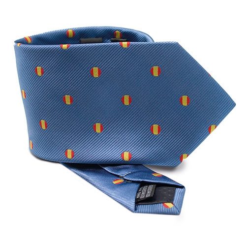 CORBATA MICROFIBRA SPAIN FLAG AZPD-32