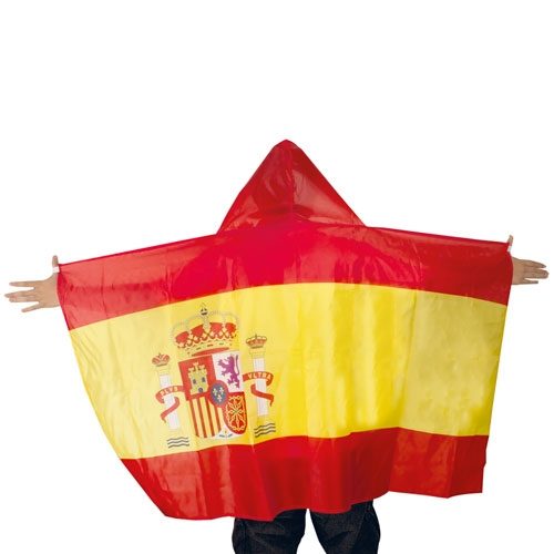 PONCHO BANDERA ESPAÑOLA «FESTEJO»T-37