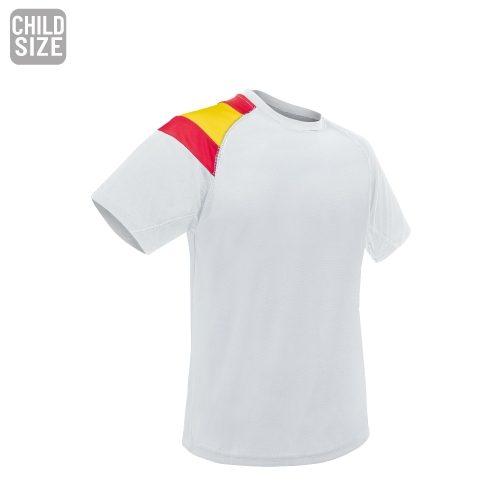 CAMISETA BANDERA NIÑO D&F BL12-14 «GALDANA»T-500-12-14