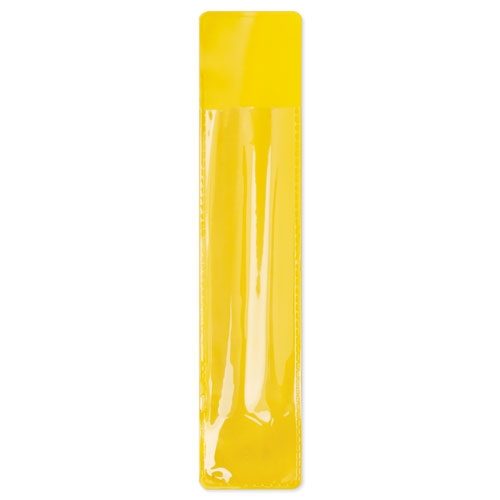 FUNDA BOLIGRAFO PVC AMARILLOZ-019