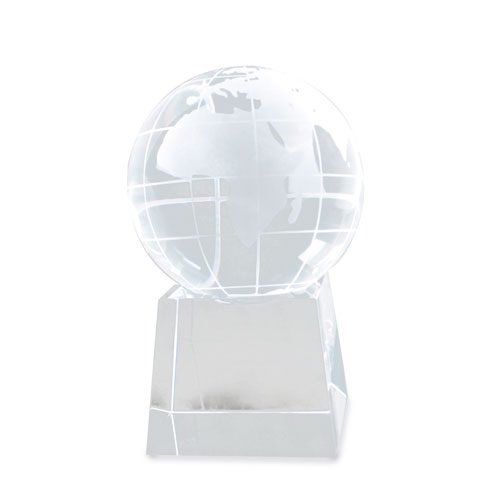 CRISTAL BOLA MUNDO MEDIANA «TERRA»Z-056