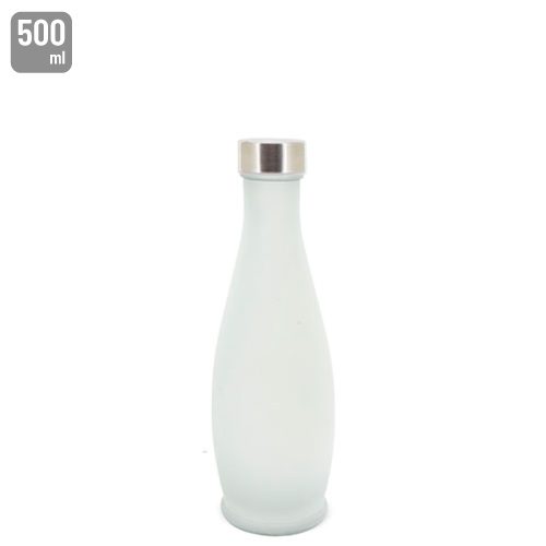 BOTELLA ESMERILADA 500ML «AQUA SANA»Z-1084