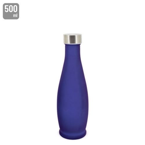 BOTELLA ESMERILADA 500ML «AQUA SANA»Z-1084