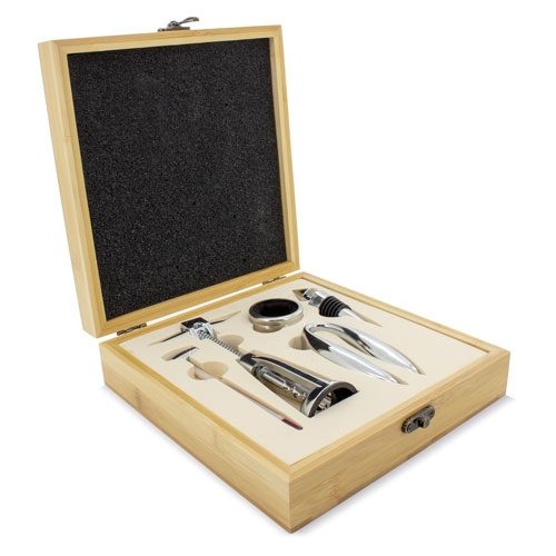 SET VINO BAMBU 5 PCS LIVORNOZ-3200